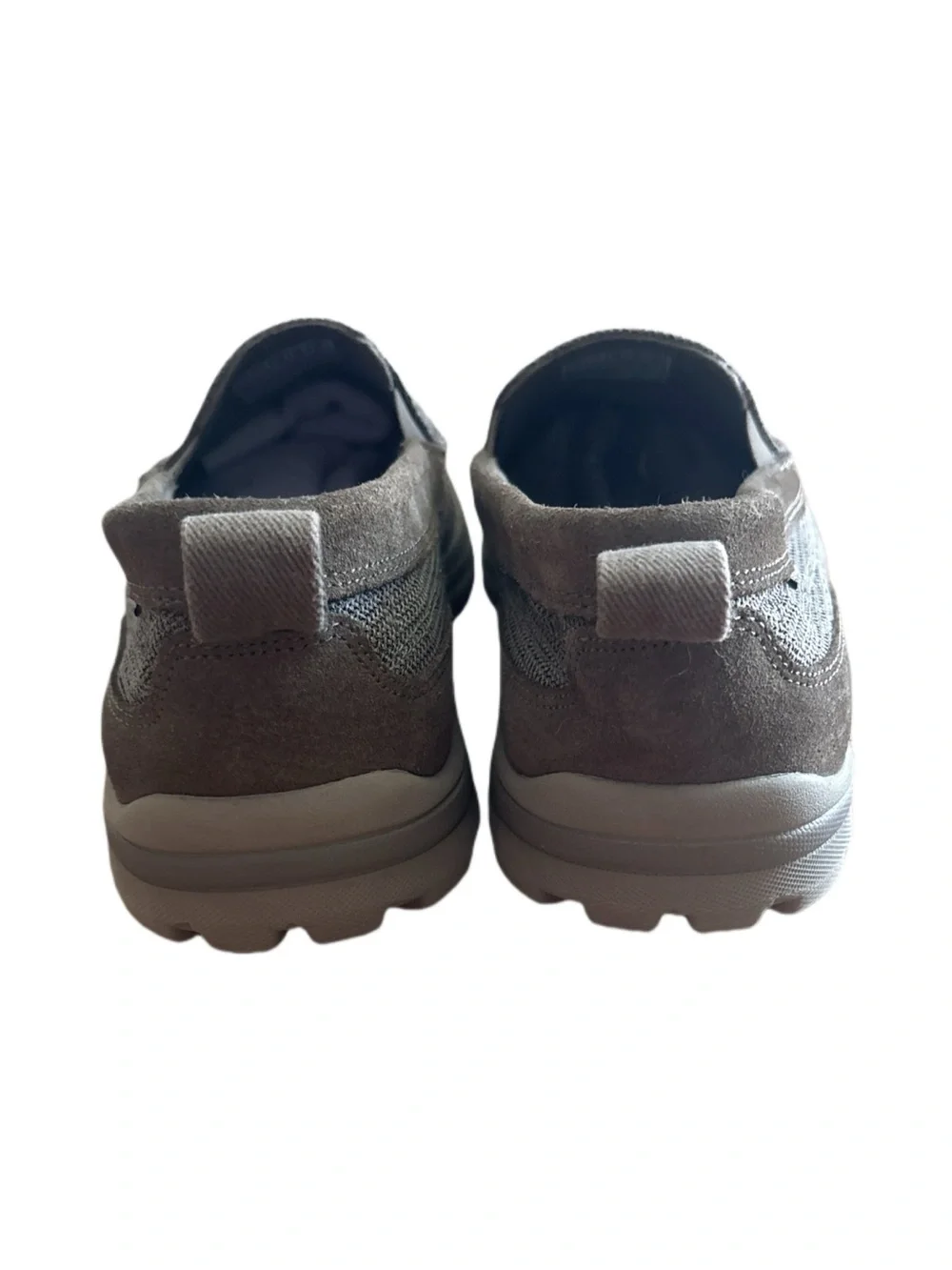 Skechers Men's Memory Foam Relaxed Fit Canvas Suede Slip-On Loafers Size 12